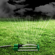 Danong 左右雙向桿式灑水器 HL163A + 水管連接器 3053 19mm用, 混合色, 1套