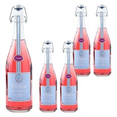 Elixia 黑醋栗碳酸飲料, 750ml, 5個