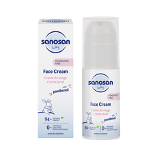 sanosan 嬰兒臉部乳霜, 50ml, 1個