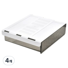 Jenny Home 書桌隱藏式桌下層架 中型, 半透明