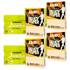 DOOSUNG PAPER 紙張 OA花式紙Jumbo 80g 白米色 P01, P01-白米色, 2000張, P01 米白色