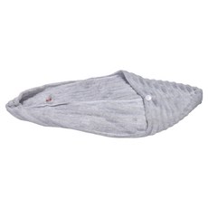 糖果絨乾髮帽 25*60cm 粉/黃/藍, 灰色, 2個