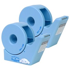 buyhearts 大耳狗喜拿 Airfix 膠帶台, 2個, 天藍色