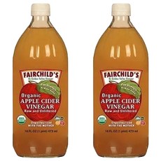 FAIRCHILD'S 費爾先生 有機蘋果醋, 473ml, 2瓶