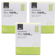 Life smile 迷你夾鏈袋, 100入, 小(S), 3個