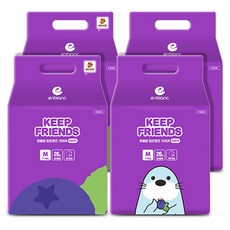 enblanc Keep Friends褲型尿布, M, 104片