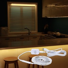 Gaon LED感應燈條 USB電源燈 2m, 黃色, 1個