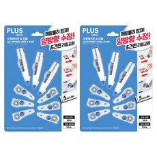 PLUS 普樂士 修正帶 3入 + 補充帶 6入 組 WH-605, 混合色, 2個