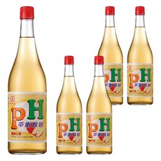 KONG YEN 工研 PH平衡 蘋果飲料, 750ml, 5瓶