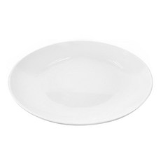 新食器純白7/平盤, 純白, 1個