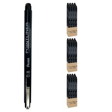 Pentel 飛龍文具 代針筆 12支, 黑色, 3盒