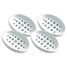 물빠짐 손빨래 비누받침, 블루, 4개