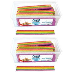 VIDAL 彩虹酸扁帶軟糖, 290g, 2盒