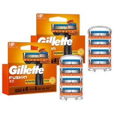 Gillette 吉列 正品 Fusion Power 刮鬍刀片, 2個, 4入