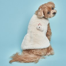 SUPER PET 犬用連衣裙, 象牙白