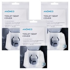 ANOMEO 拋棄式馬桶坐墊紙 10張, 3包
