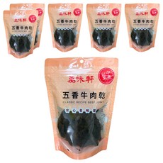 萬味軒 五香牛肉乾, 250g, 6包