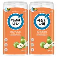 깨끗한나라 데일리 키친타올, 16개, 150매