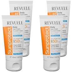 REVUELE 全日保濕輕透防曬乳 SPF50+ 50ml 高效防曬, 4條