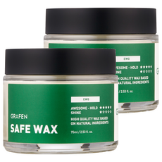 石墨烯安全髮蠟, 75ml, 2個
