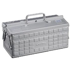 TOYO STEEL 東洋鋼鐵 鋼製雙層手提兩段式收納箱, 日本製造, 431 x 222 x 110mm, 1個
