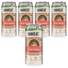 쉨잇 전연령 독 동결건조 키블 건식사료 캔, 오리, 185g, 5개