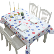 인아트 방수 식탁보, 딸기, 1개, 137 x 90 cm