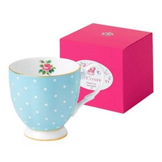 ROYAL ALBERT FTD VINTAGE 馬克杯 0.3L, 1個, 藍色波點