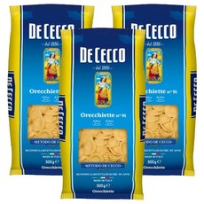 DE CECCO 得科 貓耳朵麵 N.91, 500g, 3個