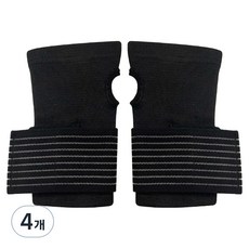 Glopini 運動護腕, 黑色, 4個