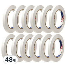 부광테이프 문구용 양면테이프 10mm x 30m, 투명, 48개