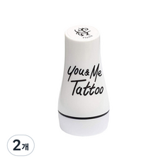 U&Me 紋身圖章新款L, 黑火, 2個