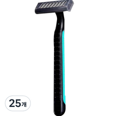 블루마켓 호텔 일회용 면도기 블랙, 1개입, 25개