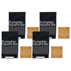 로로벨 호박 스퀘어 바 각질 모공 피지 비누, 115g, 4개