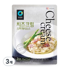청정원 치즈크림스파게티소스, 250g, 3개