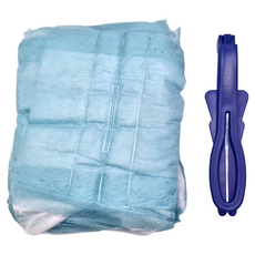 靜電除塵撢手柄補充包, 1手柄+10片補充包(平頭), 1組