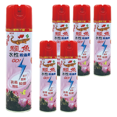 鱷魚 水性噴霧殺蟲劑, 600ml, 6瓶