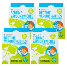 BEGGI Bedtime Vapour Patches 通鼻貼, 天然成分, 16貼, 4盒