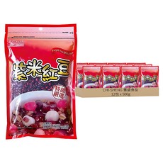耆盛食品 紫米紅豆, 500g, 12包