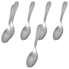 王樣 法式兒童匙6件組, 湯匙, 1組, 不鏽鋼色