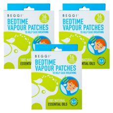 BEGGI Bedtime Vapour Patches 通鼻貼, 天然成分, 16貼, 3盒