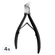 모던앳 120도 네일 니퍼 큐티클제거, 4개, 혼합색상