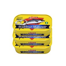 Stabbur 原味鯖魚罐頭, 110g, 3個