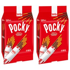glico 格力高 Pocky 百奇 巧克力棒分享包, 81g, 2袋