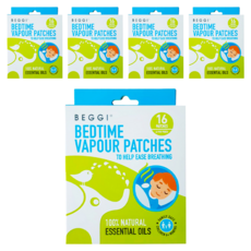 BEGGI Bedtime Vapour Patches 通鼻貼, 天然成分, 16貼, 5盒