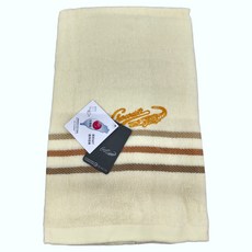 Crocodile 鱷魚 星夜物語小浴巾, 61*112公分 100%棉 台灣製, 黃色, 1條