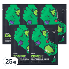 오스킨 좀비 풋 마스크, 1매, 25개, 40g