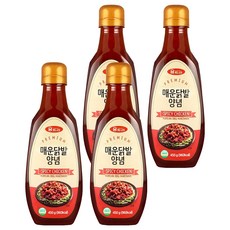 움트리 매운닭발양념, 450g, 4개