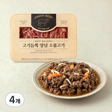 고기듬뿍 양념 소불고기 (냉장), 500g, 4개