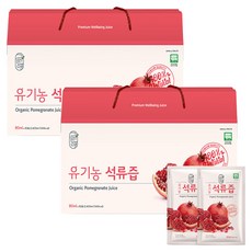 그린애 유기농 석류즙 30p, 2.4L, 2개